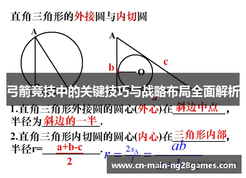 弓箭竞技中的关键技巧与战略布局全面解析